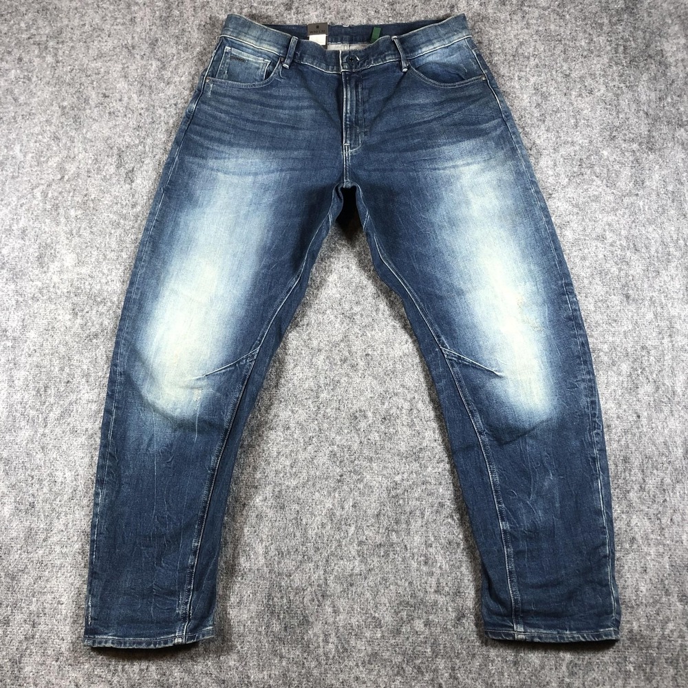 G-Star RAW‎ ARC 3D Boyfriend Jeans Womens 30x32 Blue Medium Wash Stretch Denim